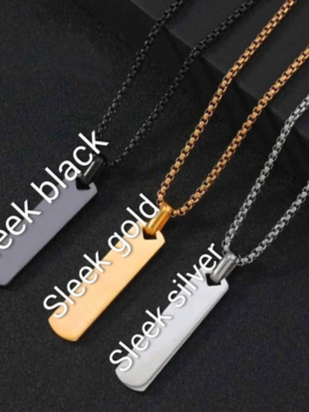 Set of 3 premium necklaces/ pendants